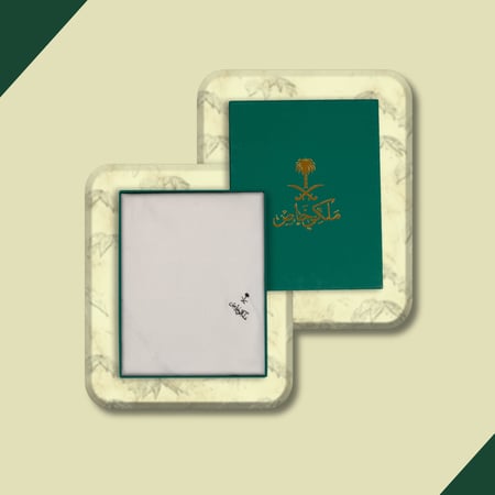 شال كشميري سادة لون ابيض ماركة ملكي خاص