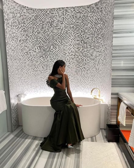 فستان زيتي    سهره خامه :تفته استرتش  راقي