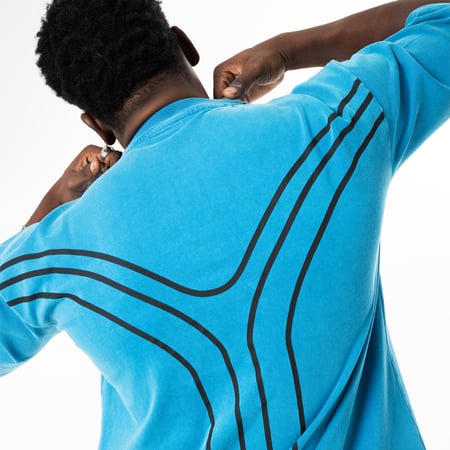 Premium Washed T-Shirt - Blue