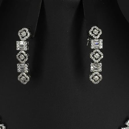 طقم زيركون نسائي أنيق – تصميم راقٍ لإطلالة مميزة -  GM-4077/14