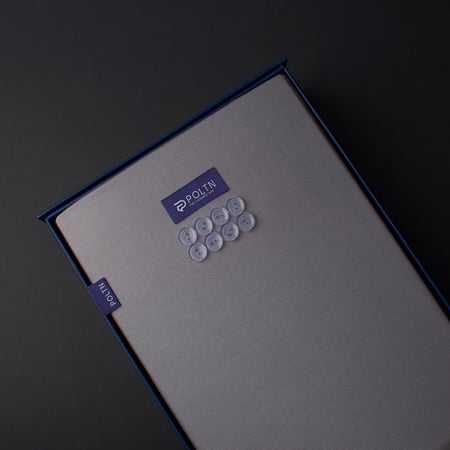 بوكس قماش بولتن شتوي رمادي فاتح