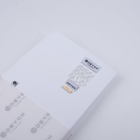 بوكس ديفون قماش شتوي سادة ابيض