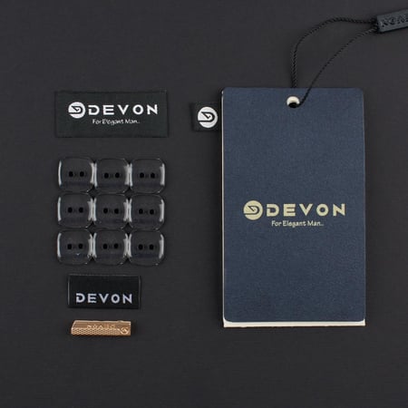 بوكس ديفون قماش شتوي سادة رصاصي غامق