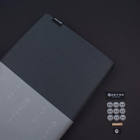 بوكس ديفون قماش شتوي سادة زيتي تفاحي