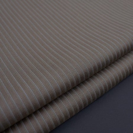 قماش بولتن شتوي مقلم بيج ترابي