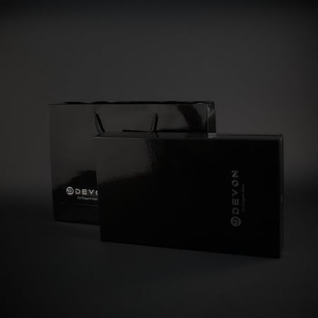 بوكس ديفون قماش شتوي جلد الثعبان اسود