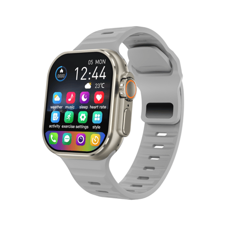 ساعة ريشن الذكية IW9ULTRA الجديدة - لون فضي