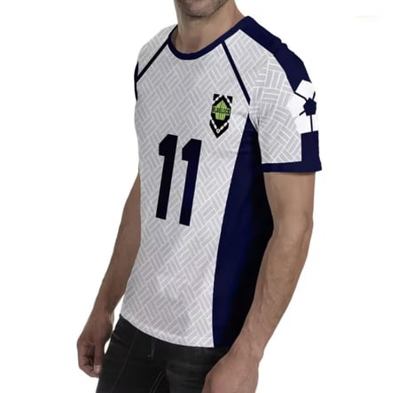 تيشيرت بلو لوك الابيض-Blue Lock