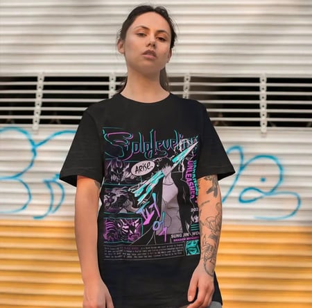 تيشيرت سولو ليفلنق  |  Solo leveling