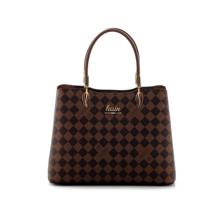 شنطة نسائية لون بني غامق