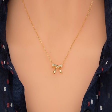 سلسال زركون ذهبي ناعم