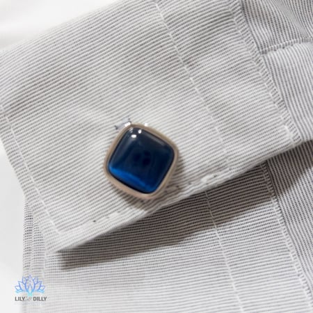 كبك أكمام رجالي - أزرق