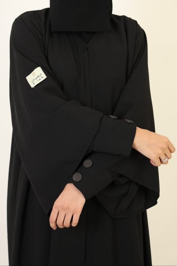 عباية كلوش - قماش كريب سعودي (04)