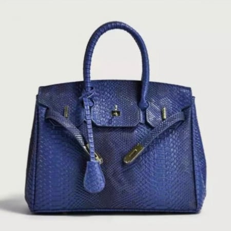 حقيبة بيركن - ازرق