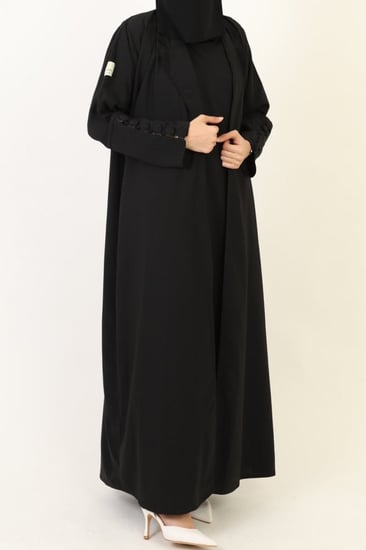 عباية رسمية - قماش كريب سعودي (011)