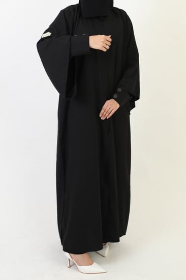 عباية كلوش - قماش كريب سعودي (04)