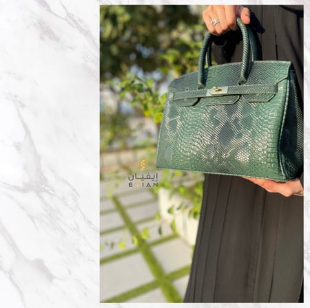 حقيبة بيركن - اخضر