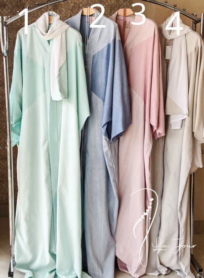 مجموة عبايات شرشف من القطن المغزول قصة ٧