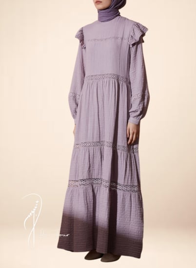 فستان كتان لفندر