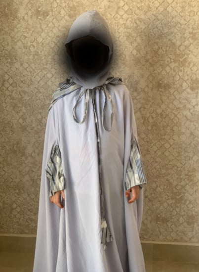 شرشف صلاة اطفال رمادي