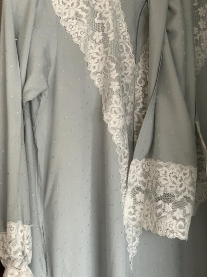 شرشف بناتي دانتيل بسستة