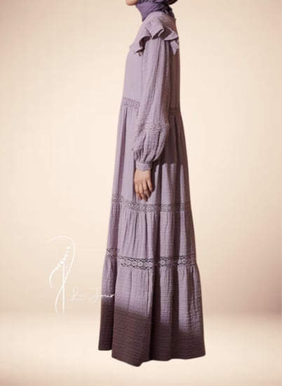 فستان كتان لفندر