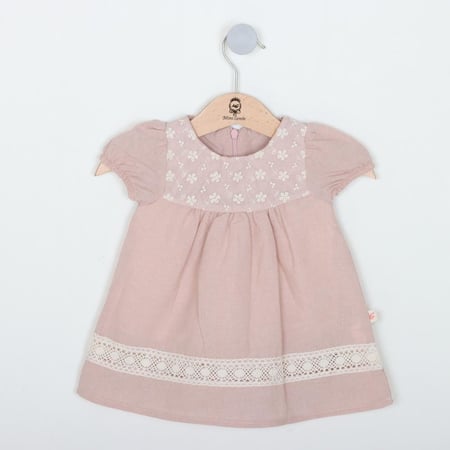 طقم فستان رضع - 7 قطع - من الولادة حتى شهرين