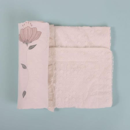 طقم استقبال مواليد بنات بيبي شاين - 6 قطع - من عمر الولادة حتى شهرين