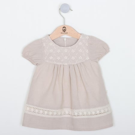 طقم فستان رضع - 7 قطع - من الولادة حتى شهرين