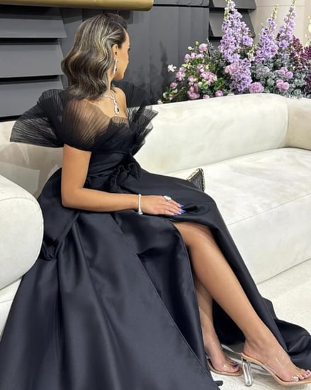 فستان عفاف اسود