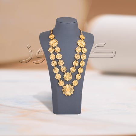 طقم سلاسل الاحقوان بديل الذهب