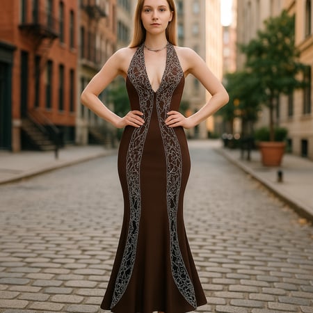 لانجري جذاب طويل