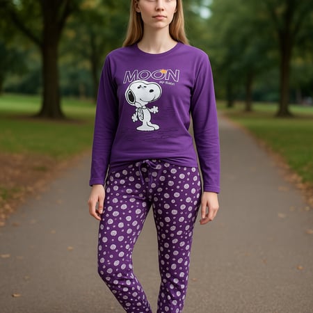 بجامة مون كرتونية