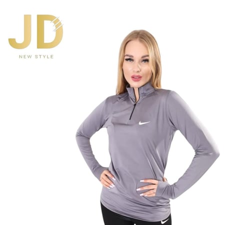 تيشيرت نسائي زيتي عملي ومريح للرياضة والتمارين من JD New Style