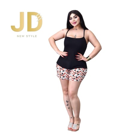 بجامة شورت قطعتين