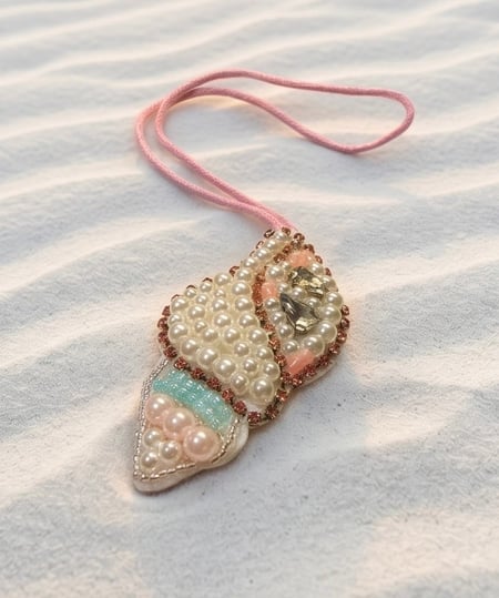 Candy Shell Bag Charm