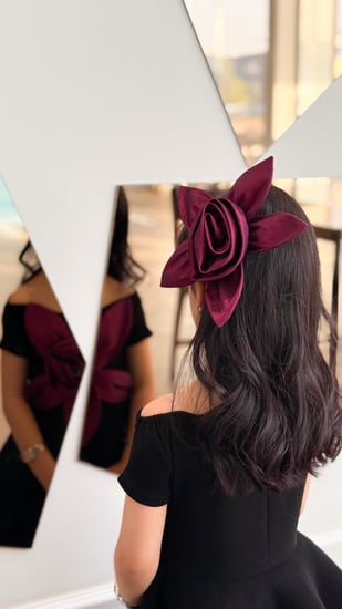 فستان الوردة بـ لون مميز