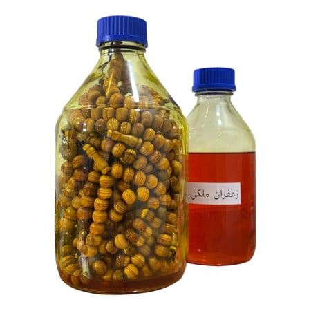 سبحة خشب زيتون فواحه معتقه في دهن الزعفران الملكي