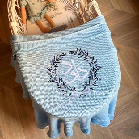 تطريز بطانيات مواليد حسب اختياركم