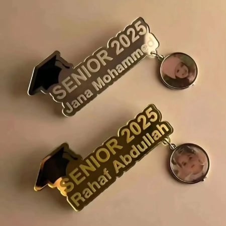 بروش تخرج تصميم ذهبي او فضي