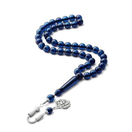 سبحة بكلايت زرقاء