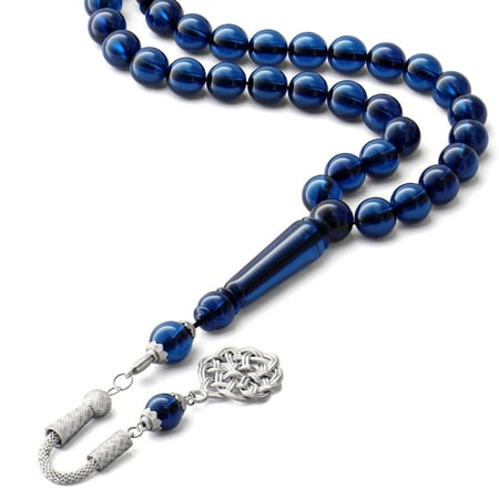 سبحة بكلايت زرقاء