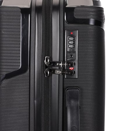 Prince  PP  Luggage (8 Wheels) - Trundle 24 Inch/62 Liter Medium    - Black 2 Year Warranty