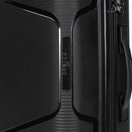 Prince  PP  Luggage (8 Wheels) - Trundle 24 Inch/62 Liter Medium    - Black 2 Year Warranty