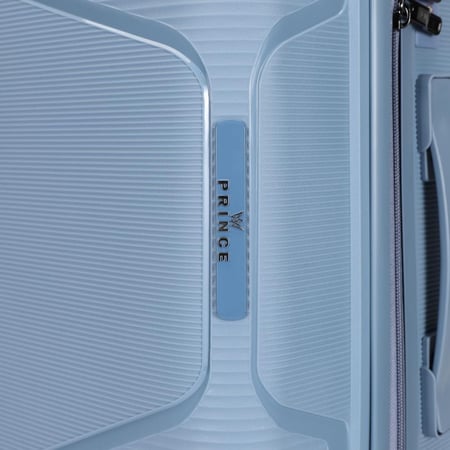 Prince PP Luggage (8 Wheels) - Trundle 24 Inch/62 Liter Medium - Grey Blue 2 Year Warranty