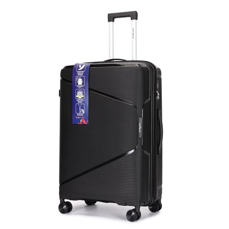 Prince PP Luggage (8 Wheels) - Trundle 28 Inch/93 Liter Large - Black 2 Year Warranty
