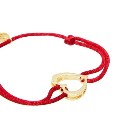 سوار الحب من كارولينا هيريرا خيط - احمر