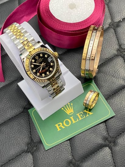 طقم ساعه نسائي رولكس