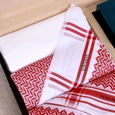 بوكس هدية العيد بوكسات هدايا فرزاتشي رجالية فخمة شماغ قماش رجالي افكار