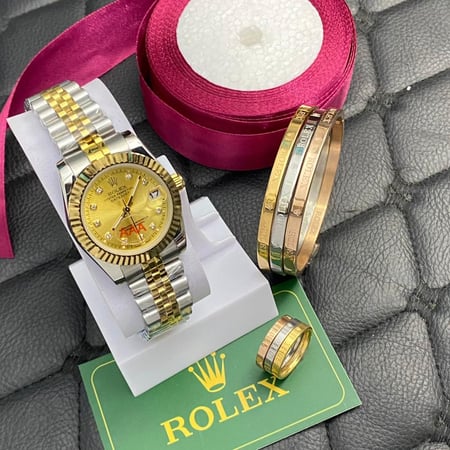 طقم ساعه نسائي رولكس